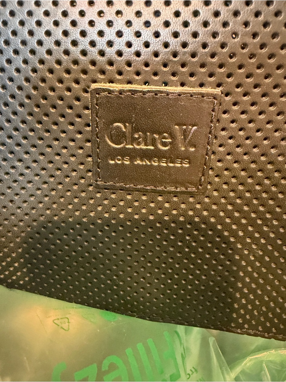 Clare V. Simple Tote Bag-black Perf - Picture 6 of 14